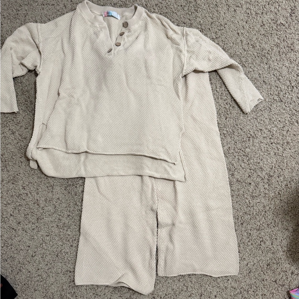 FP Hailee Sweater Set Au Lait